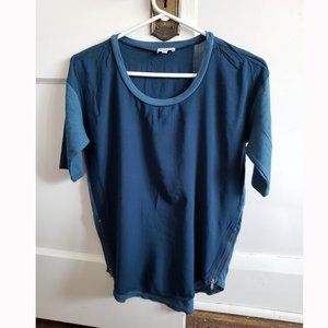 Splendid Two-tone Supima Cotton/Rayon Shirt (Size S)